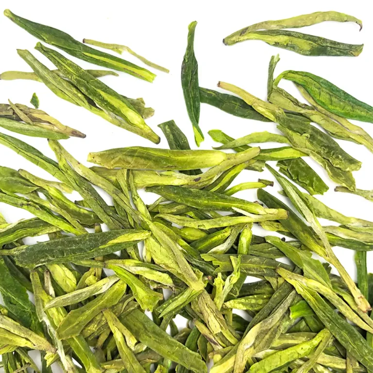 برگ صاف و تخت چای سبز لانگ جینگ